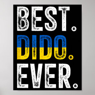 Beste Dido Ooit Oekraïense Grootvader Opa Oekraïne Poster