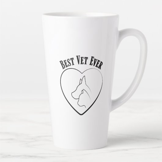 Beste Dierarts Ooit Dierenarts Vader Latte Mok (Rechts)