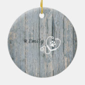 Beste Dierenarts Ooit Christmas Gift Ornament (Achterkant)