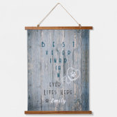 Beste dierenarts ooit woont hier wandtapijt hangend wandkleed (Voorkant)