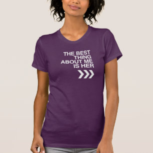 BESTE DING AAN ME IS HAAR - WIT -.png T-shirt
