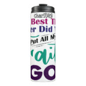 Beste ding dat ik ooit deed, geloof in God Thermosbeker (Voorkant)