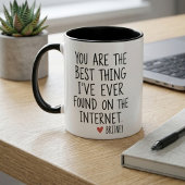 Beste ding dat ik ooit gevonden heb Internet Liefd Mok