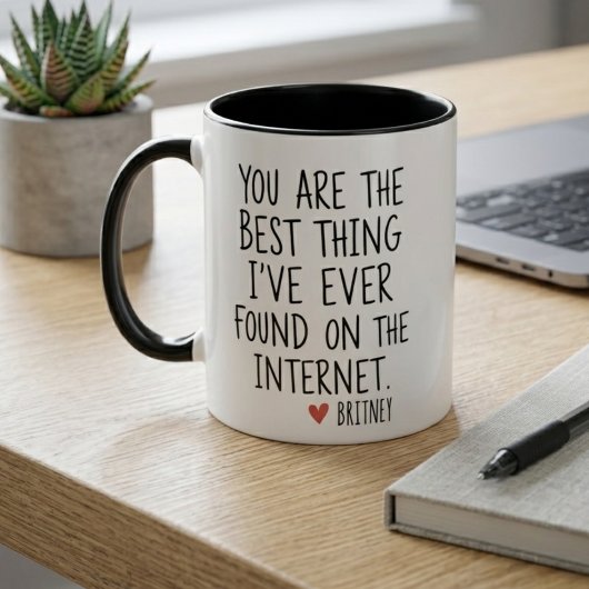 Beste ding dat ik ooit gevonden heb Internet Liefd Mok