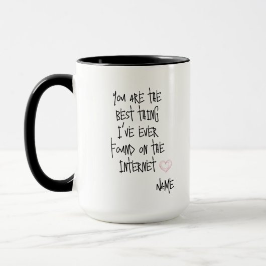 Beste ding ooit gevonden Internet Coffee Mok Cup (Links)