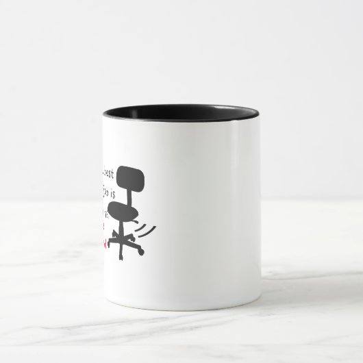 Beste ding over mijn werk: Sarcasm Funny Coffee Mok (Midden)