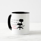 Beste ding over mijn werk: Sarcasm Funny Coffee Mok (Voorkant links)