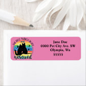 Beste dingen in het leven Pet Rescue Retouradres Etiket (Insitu)