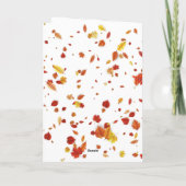 Beste dingen over Herfst Verjaardag Kaart (Achterkant)