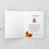 Beste dingen over Herfst Verjaardag Kaart (Binnen)