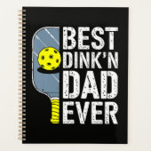 Beste Dink'N Papa Ooit Pickleball Planner (Voorkant)