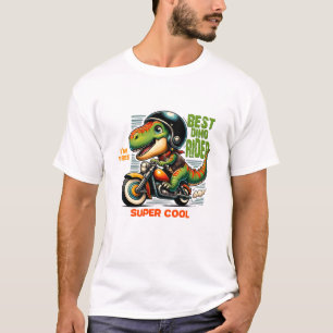 Beste dino rijder super cool t-shirt