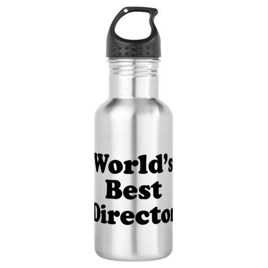 Beste directeur ter wereld waterfles  (Voorkant)