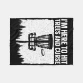 Beste Disc Golf Kunst Voor Mannen Vrouwen Disc Gol Fleece Deken (Voorkant (Horizontaal))