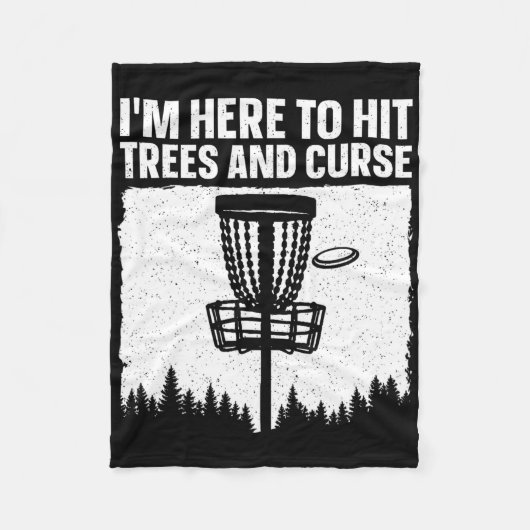 Beste Disc Golf Kunst Voor Mannen Vrouwen Disc Gol Fleece Deken (Voorkant)