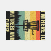 Beste Disc Golf Kunst voor Mannen Vrouwen Kinderen Fleece Deken (Voorkant (Horizontaal))