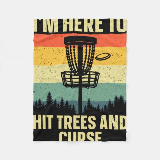 Beste Disc Golf Kunst voor Mannen Vrouwen Kinderen Fleece Deken (Voorkant)
