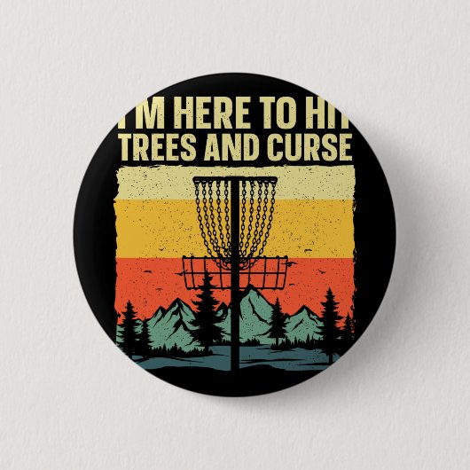 Beste discgolfkunst voor mannen vrouwen kinderen d ronde button 5,7 cm (Voorkant)