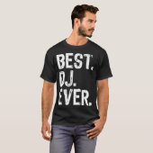 Beste DJ Ever Grappig Gift Kerstmis T-shirt (Voorkant volledig)