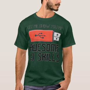 Beste DJ Gezegde Geweldige Disc Jockey USB Stick T-shirt