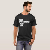 Beste Doberman moeder ooit hond moeder cadeau T-shirt (Voorkant volledig)