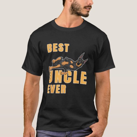 Beste Doberman Uncle ooit Shirt (Voorkant)