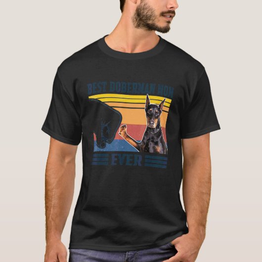 Beste Dobermann-moeder ooit Hondenmoeder Moeders T-shirt (Voorkant)