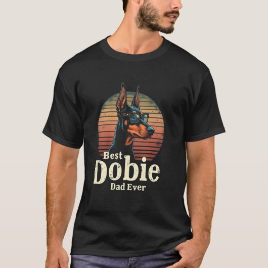 Beste Dobermann Papa Ooit Dobermann T-shirt (Voorkant)