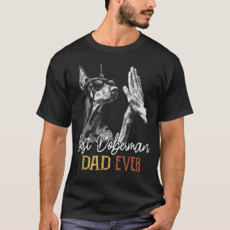 Beste Dobermann Papa Ooit Mannen Pappa Hond Liefhe T-shirt