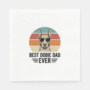 Beste Dobie Vader Ooit Vintage Doberman T-shirt_1 Servet
