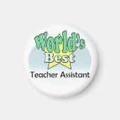 Beste docent-assistent ter wereld magneet (Voorkant)