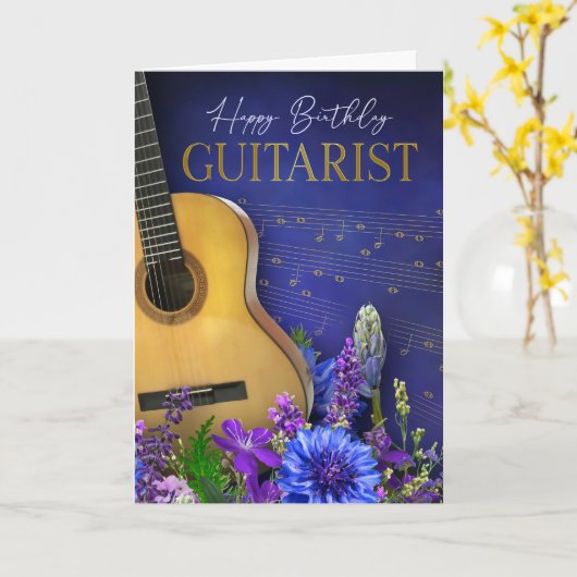 Beste Docent Bloemige Groet Kaart (Gele Bloem)