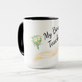 Beste Docent Koffiemok Mok (Voorkant links)