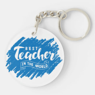 Beste docent ooit cadeau acryl Sleutelhanger