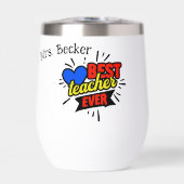 Beste docent ooit comic cartoon gepersonaliseerde (Voorkant)