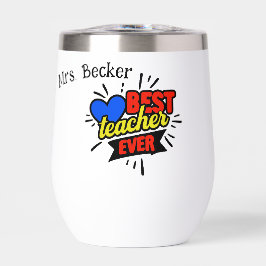 Beste docent ooit comic cartoon gepersonaliseerde 