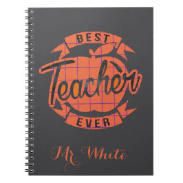 Beste docent ooit Gepersonaliseerd Foto Notitieboe Notitieboek