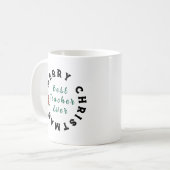 Beste docent ooit Kerstcadeau Bedankt Koffiemok (Voorkant links)