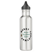 Beste docent ooit Kerstcadeau Bedankt Waterfles (Links)