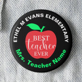 Beste docent ooit pin Buttonnen Ronde Button 3,2 Cm