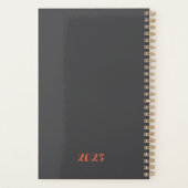 Beste docent ooit retro gepersonaliseerd cadeau planner (Achterkant)