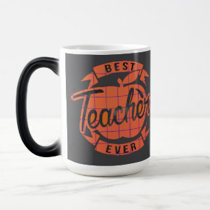 Beste docent ooit Retro Teachers-evenementen Magische Mok
