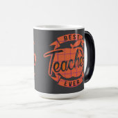 Beste docent ooit Retro  Teachers-evenementen Magische Mok (Voorkant rechts)