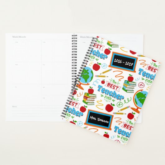 Beste Docent Schoolkalender Planner (Display)