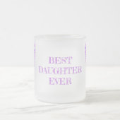 Beste dochter ooit | Aartsengel Chamuel Pink Matglas Koffiemok (Center)