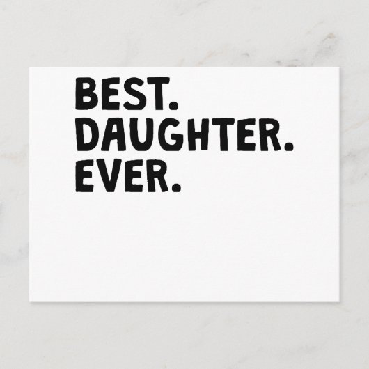 Beste dochter ooit briefkaart (Voorkant)