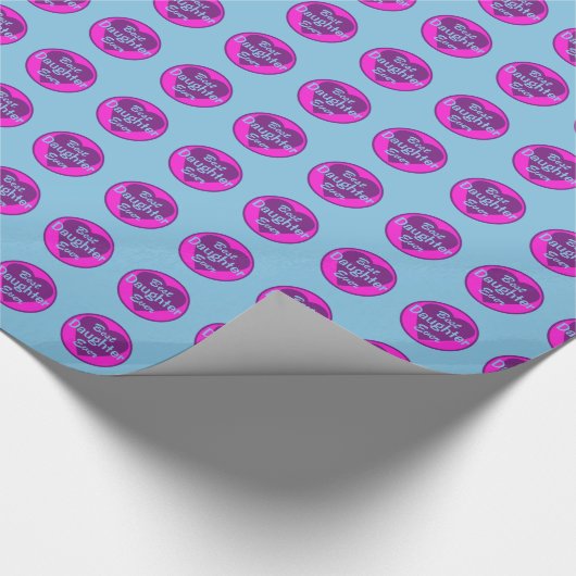 Beste dochter ooit cadeaupapier (Hoek)