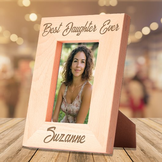 Beste dochter ooit gepersonaliseerd gegraveerde lijstjes