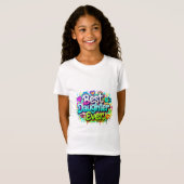 Beste dochter ooit (stijl 2) t-shirt (Voorkant volledig)