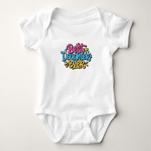 Beste dochter ooit (stijl 3) romper (Voorkant)